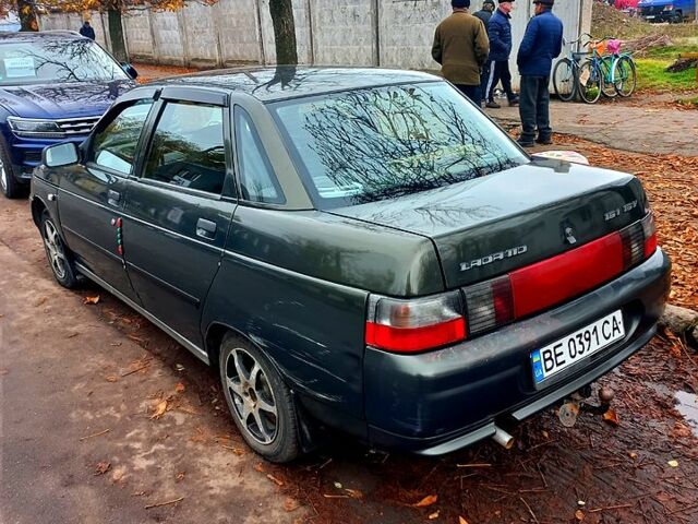 Зеленый ВАЗ 2110, объемом двигателя 1.6 л и пробегом 225 тыс. км за 2250 $, фото 3 на Automoto.ua