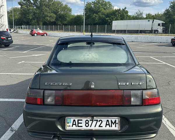 Зеленый ВАЗ 2110, объемом двигателя 1.6 л и пробегом 280 тыс. км за 2600 $, фото 2 на Automoto.ua