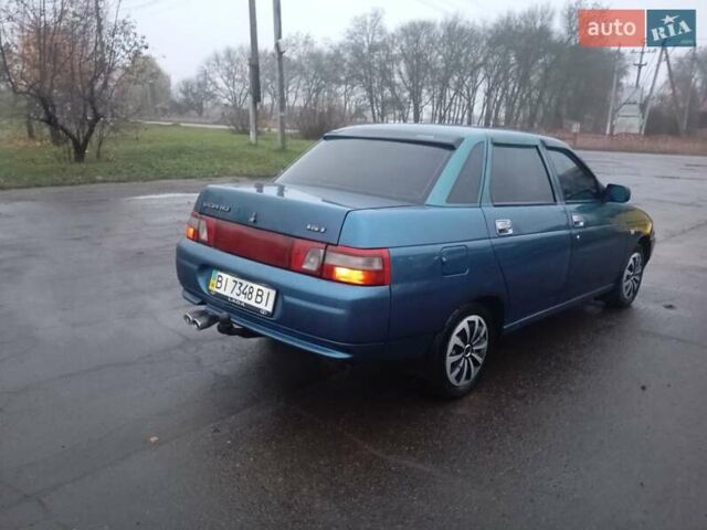 Зеленый ВАЗ 2110, объемом двигателя 1.6 л и пробегом 163 тыс. км за 1950 $, фото 2 на Automoto.ua