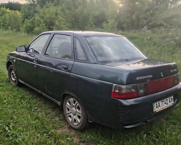 Зеленый ВАЗ 2110, объемом двигателя 1.6 л и пробегом 192 тыс. км за 1350 $, фото 4 на Automoto.ua