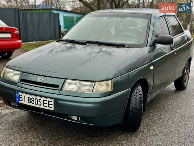 Зелений ВАЗ 2110, об'ємом двигуна 1.6 л та пробігом 200 тис. км за 1999 $, фото 1 на Automoto.ua
