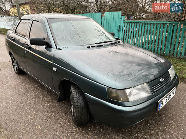 Зеленый ВАЗ 2110, объемом двигателя 1.6 л и пробегом 196 тыс. км за 1750 $, фото 5 на Automoto.ua