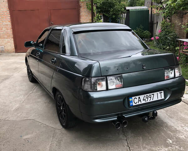 Зеленый ВАЗ 2110, объемом двигателя 1.6 л и пробегом 230 тыс. км за 3000 $, фото 4 на Automoto.ua