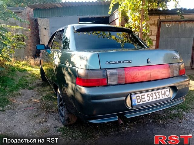 Зеленый ВАЗ 2110, объемом двигателя 1.6 л и пробегом 225 тыс. км за 1700 $, фото 3 на Automoto.ua