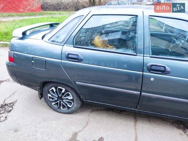 Зеленый ВАЗ 2110, объемом двигателя 1.6 л и пробегом 304 тыс. км за 1416 $, фото 2 на Automoto.ua