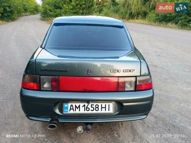 Зеленый ВАЗ 2110, объемом двигателя 1.6 л и пробегом 122 тыс. км за 2349 $, фото 13 на Automoto.ua