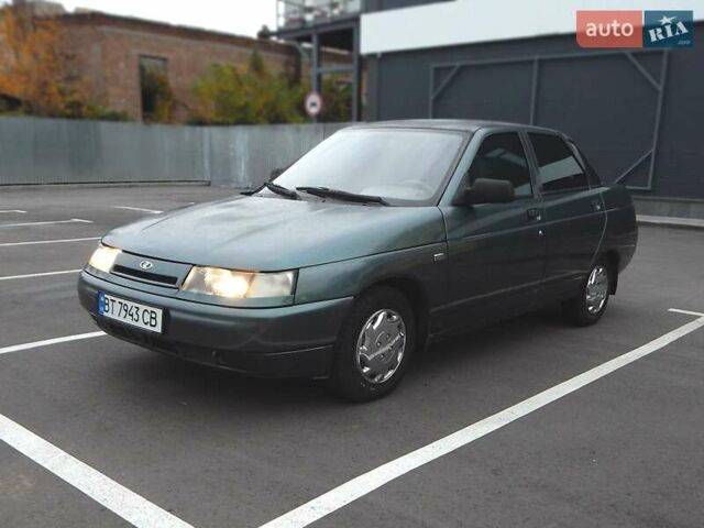 Зеленый ВАЗ 2110, объемом двигателя 1.6 л и пробегом 190 тыс. км за 1800 $, фото 1 на Automoto.ua