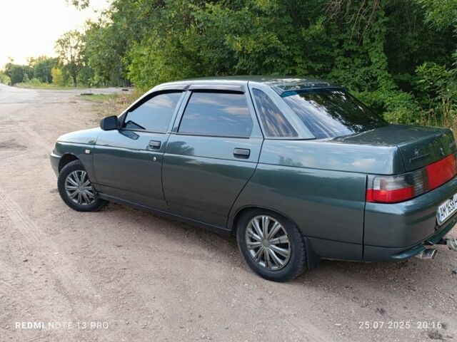 Зеленый ВАЗ 2110, объемом двигателя 1.6 л и пробегом 122 тыс. км за 2400 $, фото 4 на Automoto.ua