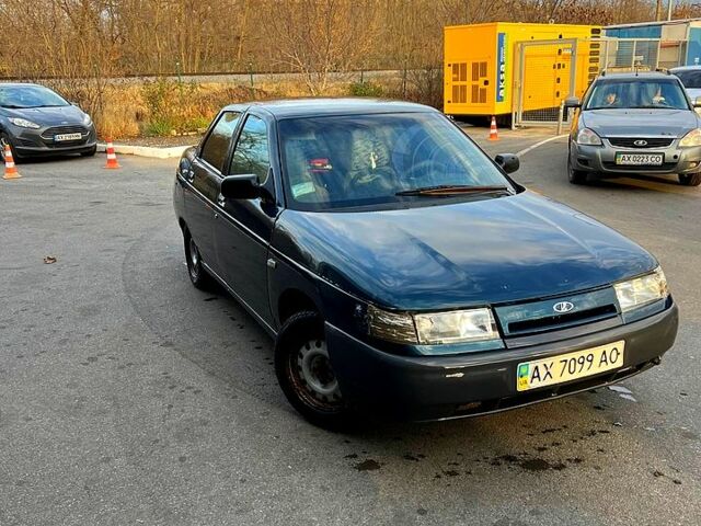 Зеленый ВАЗ 2110, объемом двигателя 1.6 л и пробегом 80 тыс. км за 1000 $, фото 1 на Automoto.ua