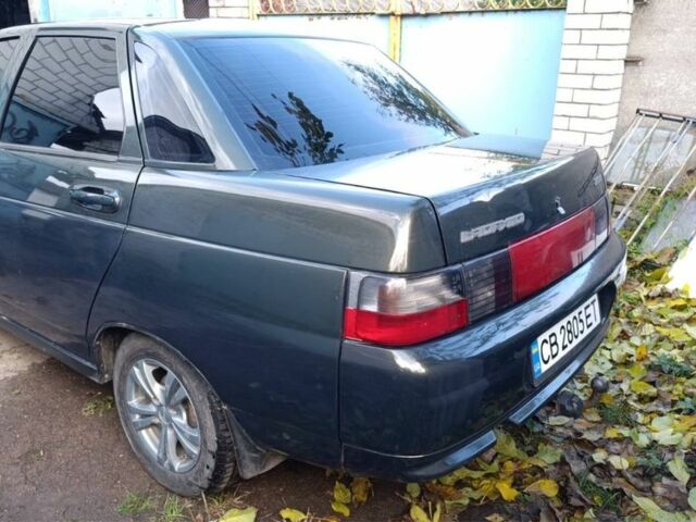Зеленый ВАЗ 2110, объемом двигателя 1.6 л и пробегом 320 тыс. км за 1450 $, фото 3 на Automoto.ua