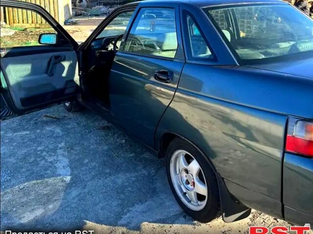 Зеленый ВАЗ 2110, объемом двигателя 1.6 л и пробегом 198 тыс. км за 2100 $, фото 1 на Automoto.ua