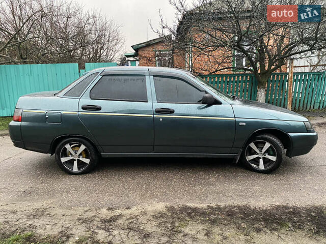 Зеленый ВАЗ 2110, объемом двигателя 1.6 л и пробегом 196 тыс. км за 1750 $, фото 4 на Automoto.ua