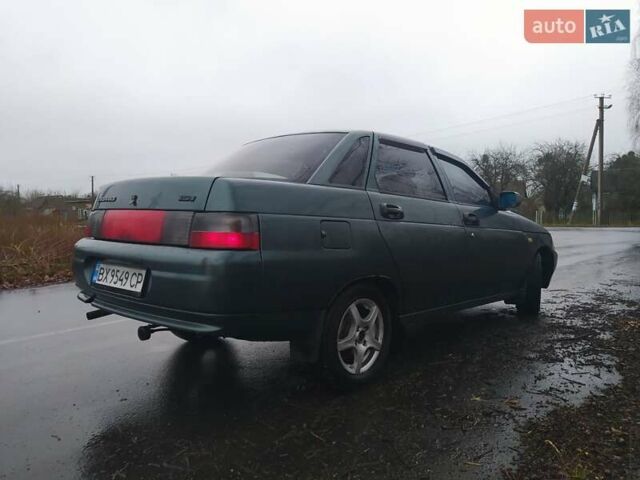 Зелений ВАЗ 2110, об'ємом двигуна 1.6 л та пробігом 200 тис. км за 1300 $, фото 1 на Automoto.ua