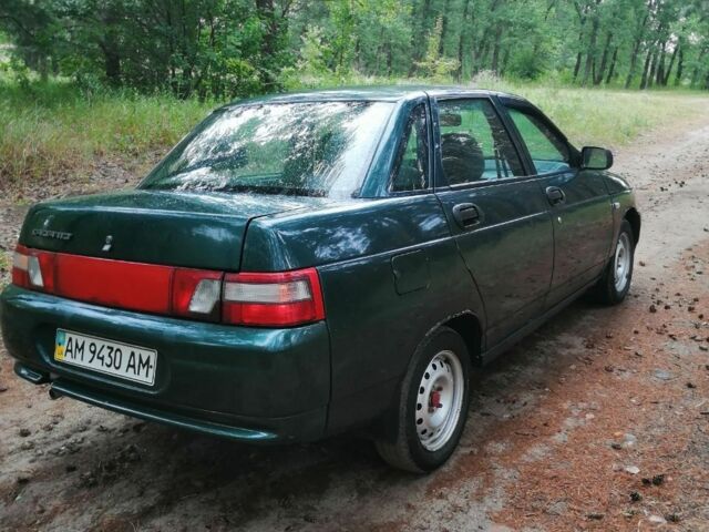 Зеленый ВАЗ 2110, объемом двигателя 1.6 л и пробегом 367 тыс. км за 2450 $, фото 5 на Automoto.ua