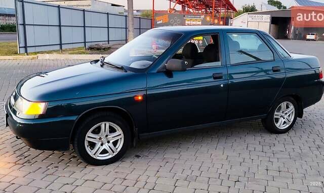 Зеленый ВАЗ 2110, объемом двигателя 1.6 л и пробегом 190 тыс. км за 1800 $, фото 2 на Automoto.ua
