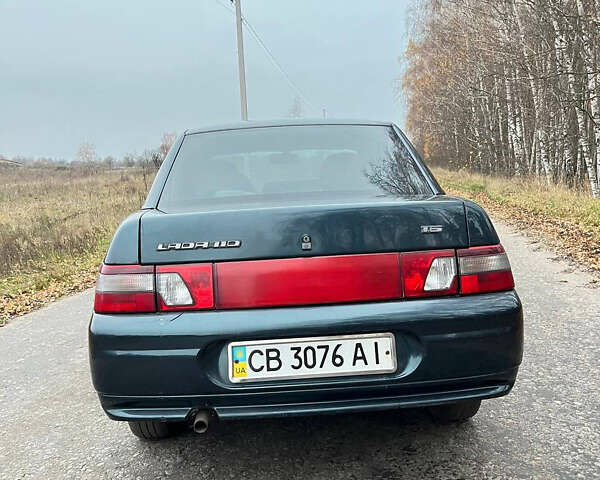 Зеленый ВАЗ 2110, объемом двигателя 1.6 л и пробегом 180 тыс. км за 2550 $, фото 6 на Automoto.ua