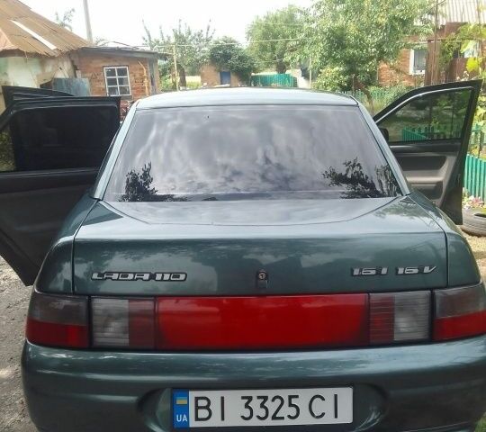 Зеленый ВАЗ 2110, объемом двигателя 1.6 л и пробегом 130 тыс. км за 2500 $, фото 13 на Automoto.ua