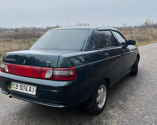 Зеленый ВАЗ 2110, объемом двигателя 1.6 л и пробегом 180 тыс. км за 2550 $, фото 4 на Automoto.ua