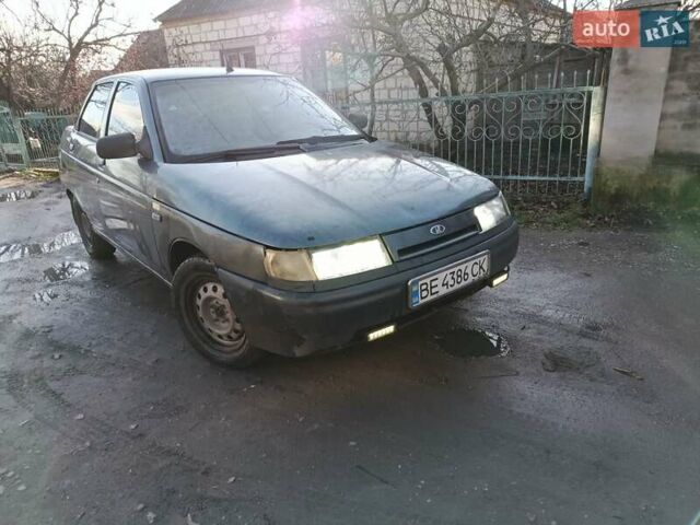 Зеленый ВАЗ 2110, объемом двигателя 1.6 л и пробегом 370 тыс. км за 1500 $, фото 7 на Automoto.ua