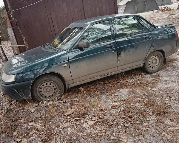 Зеленый ВАЗ 2110, объемом двигателя 1.6 л и пробегом 133 тыс. км за 2100 $, фото 2 на Automoto.ua
