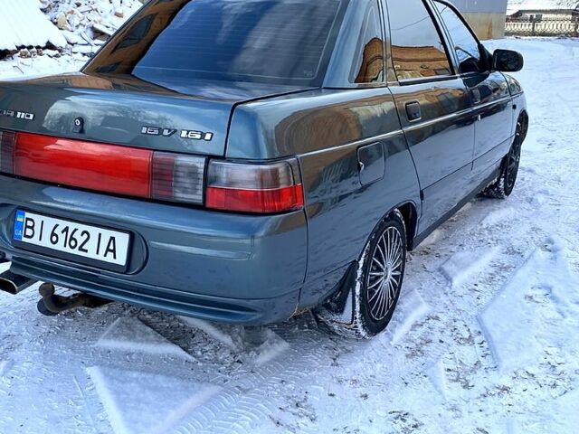 Зеленый ВАЗ 2110, объемом двигателя 1.6 л и пробегом 200 тыс. км за 3150 $, фото 6 на Automoto.ua