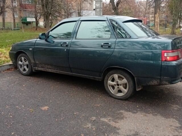 Зеленый ВАЗ 2110, объемом двигателя 1 л и пробегом 130 тыс. км за 1850 $, фото 1 на Automoto.ua