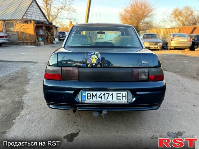 Зелений ВАЗ 2110, об'ємом двигуна 1.6 л та пробігом 200 тис. км за 1200 $, фото 4 на Automoto.ua