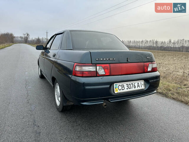 Зеленый ВАЗ 2110, объемом двигателя 1.6 л и пробегом 180 тыс. км за 2650 $, фото 5 на Automoto.ua