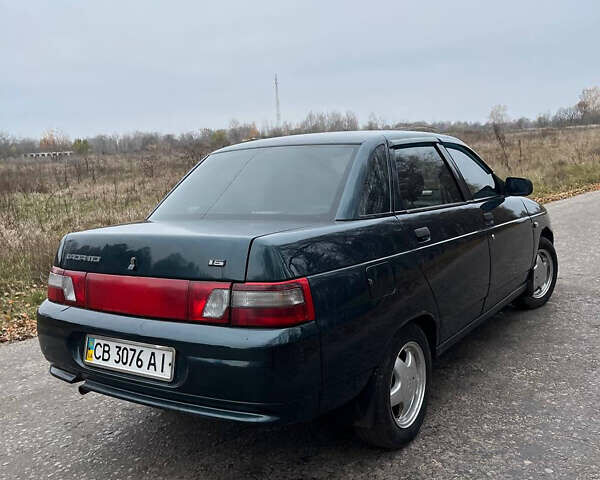 Зеленый ВАЗ 2110, объемом двигателя 1.6 л и пробегом 180 тыс. км за 2550 $, фото 3 на Automoto.ua