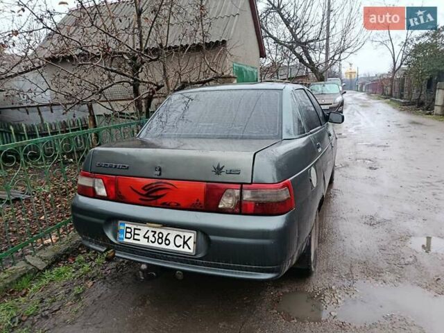 Зеленый ВАЗ 2110, объемом двигателя 1.6 л и пробегом 370 тыс. км за 1500 $, фото 10 на Automoto.ua