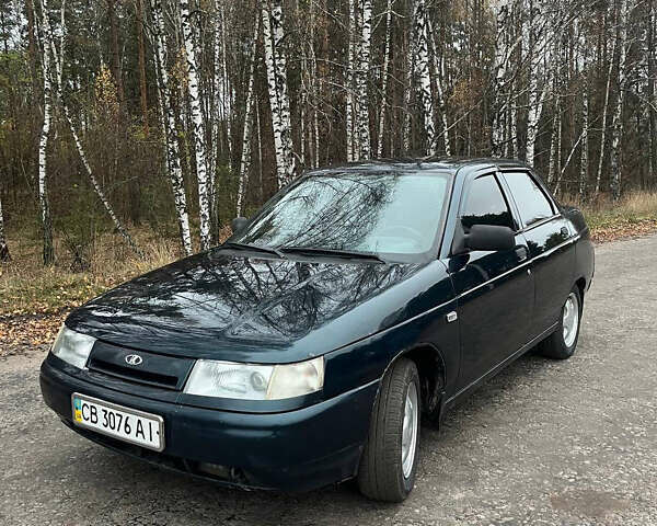 Зеленый ВАЗ 2110, объемом двигателя 1.6 л и пробегом 180 тыс. км за 2550 $, фото 1 на Automoto.ua