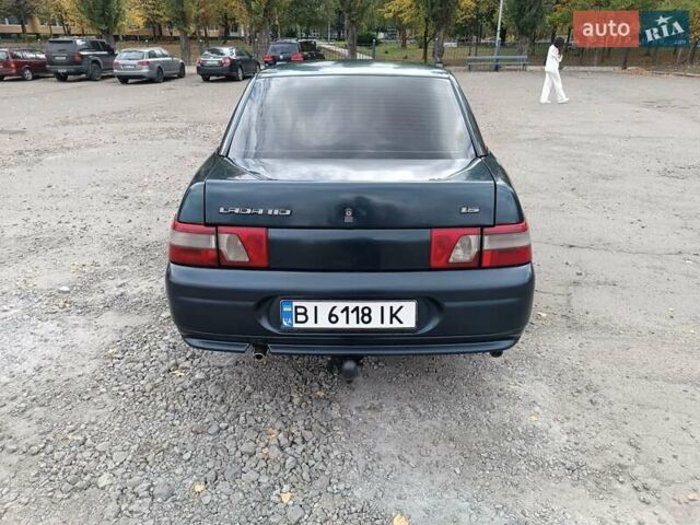 Зелений ВАЗ 2110, об'ємом двигуна 1.6 л та пробігом 250 тис. км за 2300 $, фото 1 на Automoto.ua