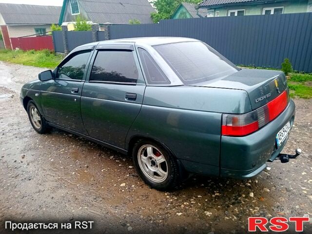 Зеленый ВАЗ 2110, объемом двигателя 1.6 л и пробегом 200 тыс. км за 2200 $, фото 1 на Automoto.ua