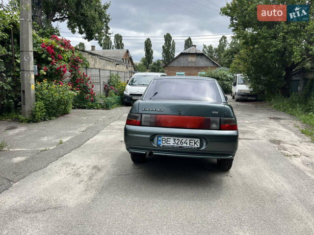 Зеленый ВАЗ 2110, объемом двигателя 1.5 л и пробегом 107 тыс. км за 2100 $, фото 4 на Automoto.ua