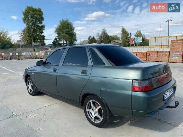 Зеленый ВАЗ 2110, объемом двигателя 1.6 л и пробегом 265 тыс. км за 2300 $, фото 3 на Automoto.ua