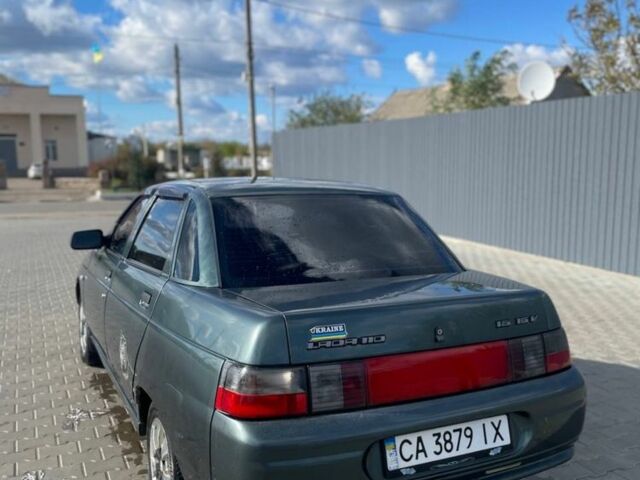 Зеленый ВАЗ 2110, объемом двигателя 1.6 л и пробегом 250 тыс. км за 1600 $, фото 1 на Automoto.ua