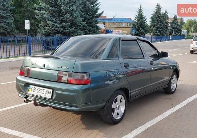 Зеленый ВАЗ 2110, объемом двигателя 1.6 л и пробегом 216 тыс. км за 2650 $, фото 1 на Automoto.ua