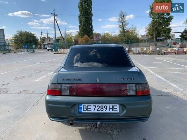 Зеленый ВАЗ 2110, объемом двигателя 1.6 л и пробегом 265 тыс. км за 2300 $, фото 7 на Automoto.ua