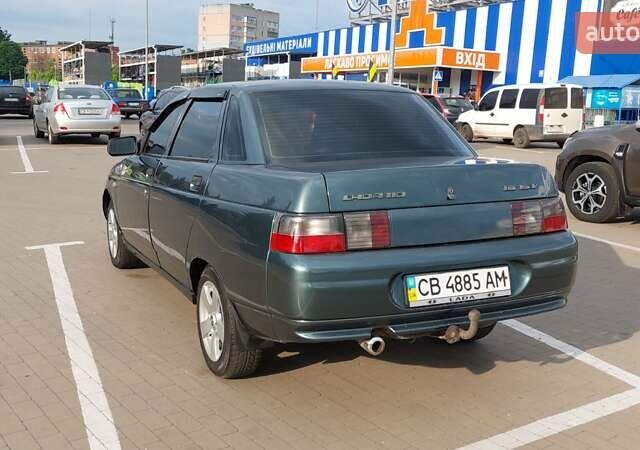 Зеленый ВАЗ 2110, объемом двигателя 1.6 л и пробегом 216 тыс. км за 2650 $, фото 3 на Automoto.ua