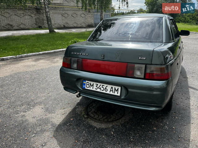Зеленый ВАЗ 2110, объемом двигателя 1.6 л и пробегом 75 тыс. км за 3555 $, фото 7 на Automoto.ua