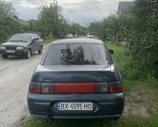 Зеленый ВАЗ 2110, объемом двигателя 1.6 л и пробегом 110 тыс. км за 1200 $, фото 2 на Automoto.ua
