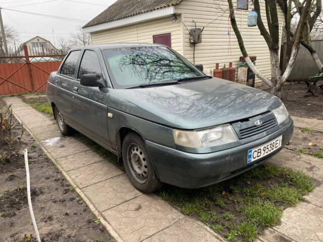 Зеленый ВАЗ 2110, объемом двигателя 1.6 л и пробегом 150 тыс. км за 1700 $, фото 1 на Automoto.ua