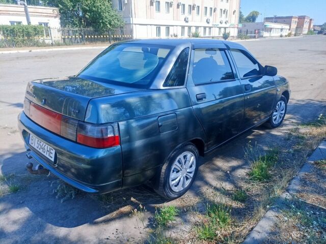 Зеленый ВАЗ 2110, объемом двигателя 1 л и пробегом 168 тыс. км за 2800 $, фото 3 на Automoto.ua