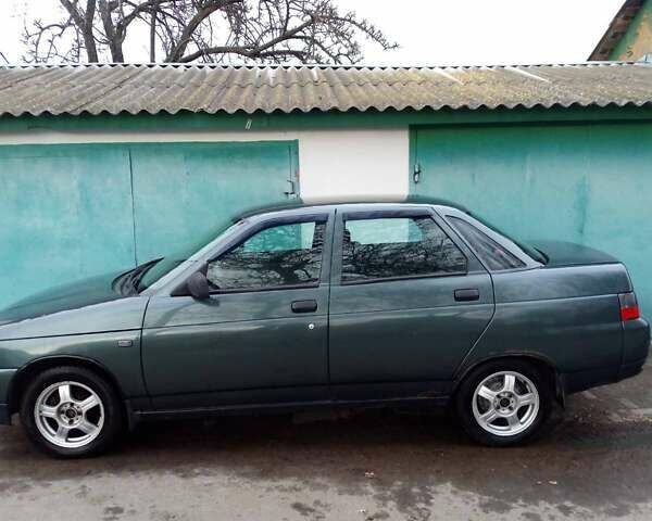 Зеленый ВАЗ 2110, объемом двигателя 1.6 л и пробегом 158 тыс. км за 1700 $, фото 1 на Automoto.ua