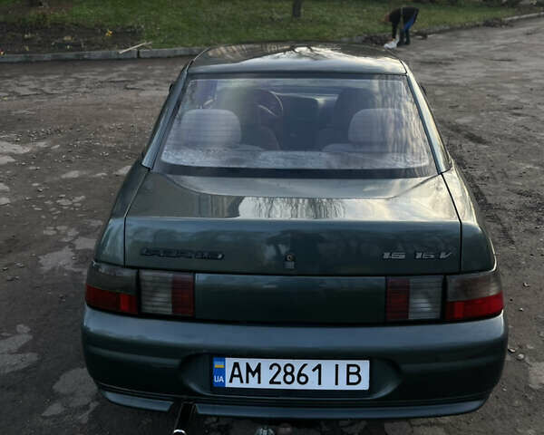 Зелений ВАЗ 2110, об'ємом двигуна 1.6 л та пробігом 165 тис. км за 2300 $, фото 11 на Automoto.ua