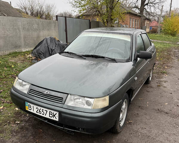 Зеленый ВАЗ 2110, объемом двигателя 1.6 л и пробегом 220 тыс. км за 2500 $, фото 1 на Automoto.ua