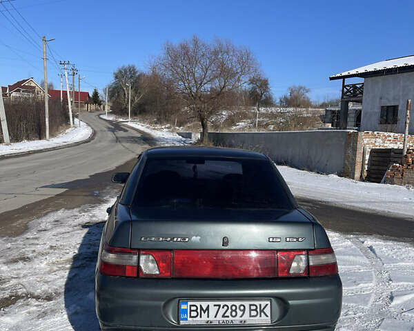 Зеленый ВАЗ 2110, объемом двигателя 1.6 л и пробегом 190 тыс. км за 2850 $, фото 1 на Automoto.ua