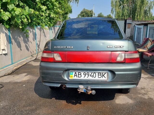 Зеленый ВАЗ 2110, объемом двигателя 1.6 л и пробегом 100 тыс. км за 1800 $, фото 3 на Automoto.ua