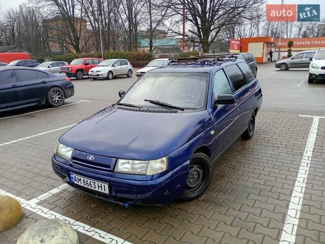 Синий ВАЗ 2111, объемом двигателя 1.5 л и пробегом 287 тыс. км за 1300 $, фото 1 на Automoto.ua