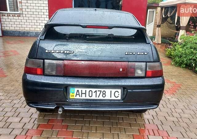 Чорний ВАЗ 2112, об'ємом двигуна 1.6 л та пробігом 154 тис. км за 2000 $, фото 3 на Automoto.ua